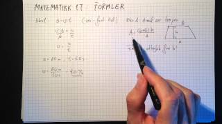 Matematikk 1T Formler [upl. by Adnouqal]