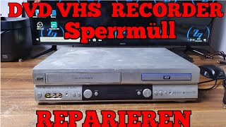 VHS DVD RECORDER reparieren [upl. by Yneffit]