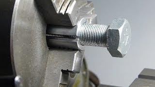 Holding threaded items for machining in the metal lathe or mill [upl. by Spancake]