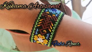 cómo hacer pulsera de chaquira 🙈🦂🦂🦂alacranes [upl. by Marni]