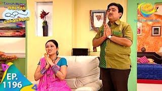 Taarak Mehta Ka Ooltah Chashmah  Episode 1196  Full Episode [upl. by Guibert]