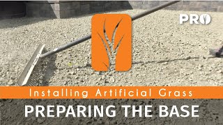 Preparing the Base for Artificial Grass  Step 2 [upl. by Rodger175]