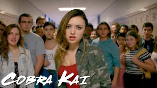 Cobra Kai  The School Erupts Into Fights [upl. by Adnolohs365]