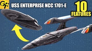 USS Enterprise NCC 1701E 10 Little Known Features Star Trek [upl. by Ellingston]