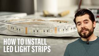 How to Install LED Light Strips [upl. by Atinehs]