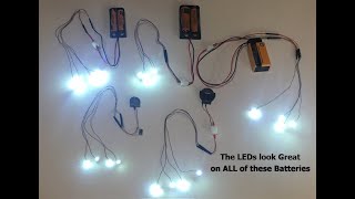 Running Mini LED Lights What is the Best Battery to Use [upl. by Eng534]