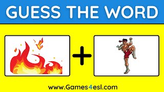 Guess The Word Game  Compound Words  Easy [upl. by Darnall]