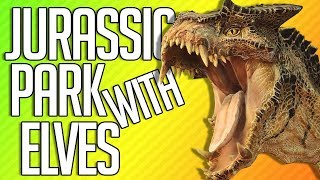 JURASSIC PARK WITH ELVES  Total War Warhammer 2 [upl. by Arv618]