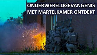 Politie Landelijke Eenheid  Politie ontdekt onderwereldgevangenis met martelkamer [upl. by Taryn]