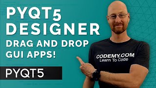 PyQT5 Designer Drag and Drop GUI  PyQt5 GUI Thursdays 6 [upl. by Donoho867]