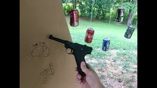 Umarex P08 Luger Replica CO2 Pistol Review [upl. by Tristram743]