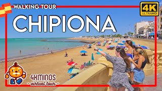 CHIPIONA  4K UHD Walking Virtual Tour Spain 2023 [upl. by Garda]