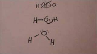 Lewis Structures 2 Water and Ammonia [upl. by Okoyik]