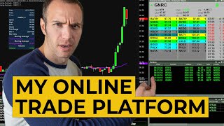 Day Trading For Beginners  My Online Trade Platform Explained In Detail [upl. by Ahseined]