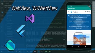 Visual Studio Code Flutter  Dart WebView WKWebView [upl. by Reckford]