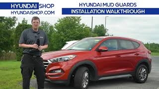 Mud Guard Installation  Hyundai Shop [upl. by Luba]