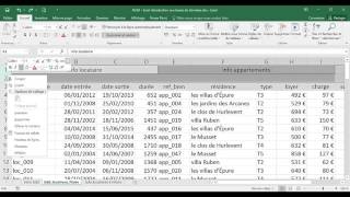 Excel  1 Basique  Cours Introduction aux bases de données [upl. by Natsyrk956]