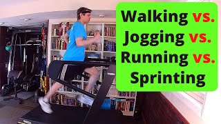 Walking vs Jogging vs Running vs Sprinting Where does one end and another start [upl. by Henning662]