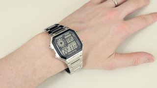 Casio AE1200WHD1AVEF Review 4K UHD [upl. by Naellij]