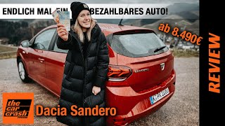 Dacia Sandero im Test 2022 Endlich KEIN Statussymbol ab 8490€ 💰 Fahrbericht  Review  Preis [upl. by Daisy]