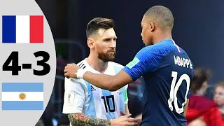 France vs Argentina 43  World Cup Highlights and Goals [upl. by Idnas]