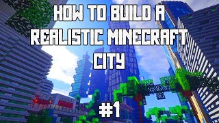 How To Build A Realistic Minecraft City  Ep 1  Realistic Roads [upl. by Ronile]