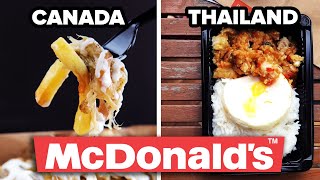 Eating McDonalds Around The World [upl. by Ellehcal]