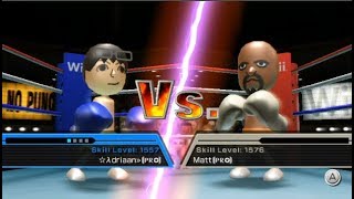 Wii Sports Boxing Adriaan vs Champion Matt [upl. by Oranneg]