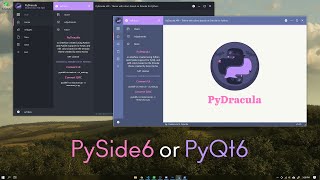 PyDracula  Modern Gui Python  Flat Style  Qt DesignerPySide6 or PyQt6  FREE DOWNLOAD [upl. by Justinn573]