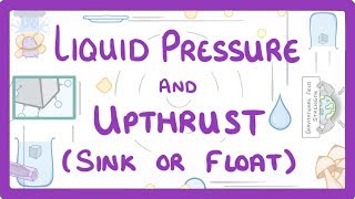 GCSE Physics  Liquid Pressure amp Upthrust 49 [upl. by Junko408]