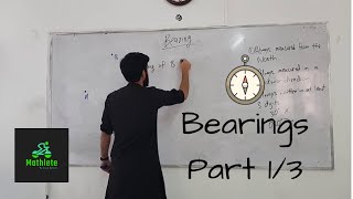 O LevelIGCSE Math  Further Trigonometry Bearings Part  1 [upl. by Eetnahs]