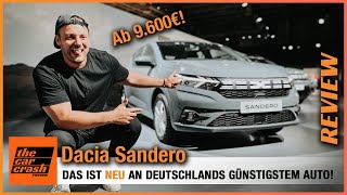 Dacia Sandero im Test 2022 Das ist NEU an Deutschlands günstigstem Auto ab 9600€ Review  Preis [upl. by Ydissahc418]