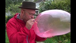 21 Making My Own Balloons from Balloon Bubble Gum Tangobaldy Challenge [upl. by Nnaeirb]