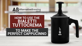 How to Use the Bialetti Tuttocrema Milk Frother [upl. by Craggie]