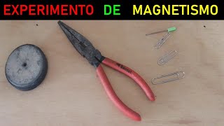 Experimento de magnetismo [upl. by Esinned11]