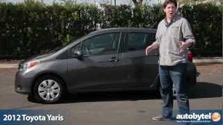 2012 Toyota Yaris Test Drive amp Car Review [upl. by Auoh]