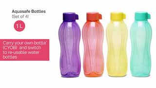 Tupperware Aquasafe Water BOTTLE [upl. by Linnea]