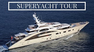 MY ACE  85M279 Lurssen Yacht for Sale  Winch Design  Custom Built  Epic Superyacht Tour [upl. by Grimonia]