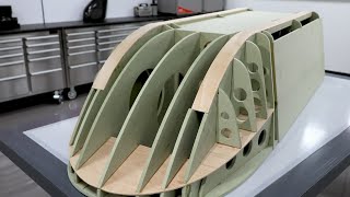 How to Make Large Composite Fibreglass Patterns by Hand [upl. by Nyledam]