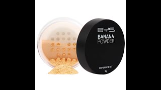 BYS Maquillage  Poudre Libre Banana Powder [upl. by Lapham]