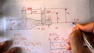 Bernoulli Equation Example 3 Fluid Mechanics 26 [upl. by Enomrej915]