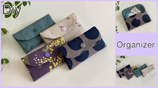 ミニ小物入れ作り方 How To Make Mini Fabric Organizer Easy Sewing Tutorials Fun Diy [upl. by Opalina519]