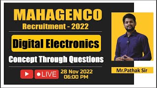 MAHAGENCO  2022  Digital Electronics  Concept Through Questions  By Pathak Sir [upl. by Lectra]