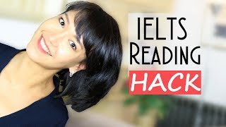 IELTS Reading HACK  How to answer questions FAST [upl. by Lucrece987]