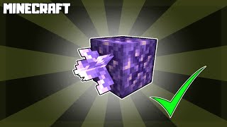 MINECRAFT  How to Grow Budding Amethyst 117 Tutorial [upl. by Nehepts]