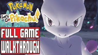 POKEMON LETS GO PIKACHU Full Game Walkthrough  No Commentary Nintendo Switch [upl. by Nahsar]