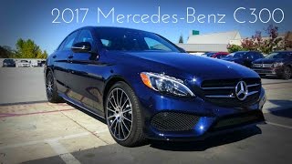 2017 MercedesBenz C Class C300 20 L Turbo 4Cylinder Review [upl. by Treblah]