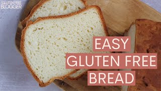 HOW TO MAKE GLUTEN FREE BREAD  EASY BREAD RECIPE [upl. by Werdnael]