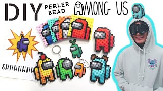 DIY Among Us Easy Perler Bead Crafts amp Costume Tutorial [upl. by Enirehtahc131]