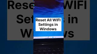 How to Reset Wifi Settings in Laptop shorts ytshorts [upl. by Ak]